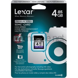 Lexar Premium SD  SDHC 100x 4GB