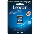 Lexar 32GB Platinum II UHS-I 300x SDHC (Class 10) 