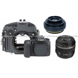 Inon X-2 Housing + MRS60 Port + Canon Eos 80D + Canon EF-S 60mm f/2.8 Macro