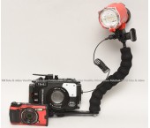 Olympus Kit Fotocamera TG-6 + Kit Flash sub Inon S-2000 + Custodia Sub Seafrogs  