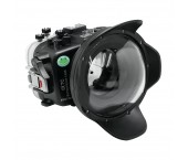 Seafrogs Housing for Sony A7C FE 28-60mm F4-5.6 40M/130FT con Oblo' piano e M67 per Wet Lens 