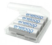 Panasonic Sanyo Eneloop Pile Stilo AA BK-3MCCE 1900mAh,Confezione da 4