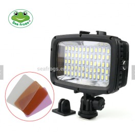 Meikon Seafrogs SL-101 Led video light Illuminatore a 60 Led con batterie Meikon Seafrogs SL-101 Led video light Illuminatore a 60 Led con batterie