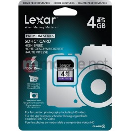 Lexar Premium SD SDHC 100x 4GB Lexar Premium SD SDHC 100x 4GB