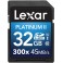 Lexar 32GB Platinum II UHS-I 300x SDHC (Class 10) 