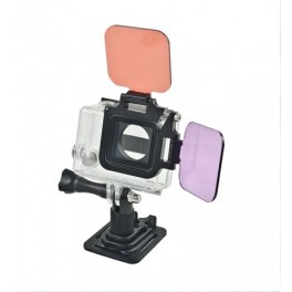 Filtro Flip Magenta+Rosso per GoPro 3+/4