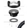 Inon Lens Kit UWL-95 S M52 + Inon Dome Lens Unit III A (Acrilico)