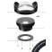 Inon Lens Kit UWL-95 C24 M52 + Inon Dome Lens Unit III G (Cristallo Ottico)