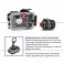 Olympus Kit Tough TG-7 Fotocamera Waterproof+Seafrogs Custodia subacquea per TG-7 60m