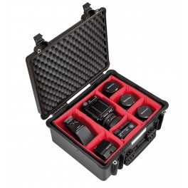 Explorer Cases 4820BE+DIV4820 valigia stagna in resina con divisori e spugna nel coperchio Explorer Cases 4820BE+DIV4820 valigia stagna in resina con divisori e spugna nel coperchio