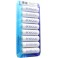  Panasonic Eneloop 8 AA BK-3MCCE 2000mAh,Confezione da 8