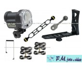  Sea&Sea YS-01 Solis Kit  Flash Subacqueo + Staffa impugnatura e Bracci Sea&Sea + fibra ottica 