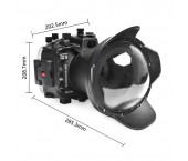 Seafrogs Custodia Sub per Sony A9 con Dome  WA005-F per ottica 16-35 e altre ottiche  (incluso stadard port  per 28-70mm) 