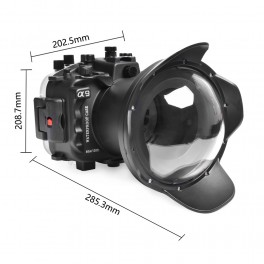 Seafrogs Custodia Sub per Sony A9 con Dome WA005-F per ottica 16-35 e altre ottiche (incluso stadard port per 28-70mm) Seafrogs Custodia Sub per Sony A9 con Dome WA005-F per ottica 16-35 e altre ottiche (incluso stadard port per 28-70mm)