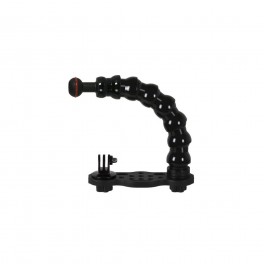 Staffa GoPro gotr04 con adattatore Action Cam GoPro, braccetto flessibile terminale Sfera 25mm Staffa GoPro gotr04 con adattatore Action Cam GoPro, braccetto flessibile terminale Sfera 25mm