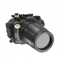Seafrogs Housing for Sony A7C 40M/130FT with 67mm threaded flat port for FE 90mm macro lens