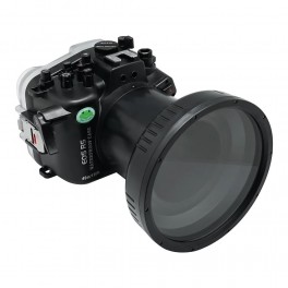 Seafrogs Canon EOS R5 Custodia sub con Flat Long Port Seafrogs Canon EOS R5 Custodia sub con Flat Long Port