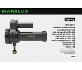 MARELUX Snoot SOFT-Smart Optical Flash Tube +Dock Adattatore per Sea&Sea YS D3