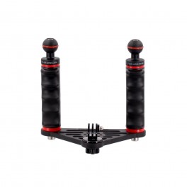 FLEX-ARM Mini staffa sub Action Cam doppia impugnatura con sfere 25mm FLEX-ARM Mini staffa sub Action Cam doppia impugnatura con sfere 25mm