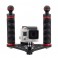 FLEX-ARM Mini staffa sub Action Cam doppia impugnatura con sfere 25mm