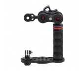 FLEX-ARM Staffa Go-Tray impugnatura sfera 25mm clamp e terminale YS, supporto action cam GoPro