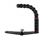 FLEX-ARM Staffa singola modello slim (terminale YS l.20cm, maniglia diametro 3 lung.12cm)