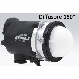 Sea&Sea 28116 Diffusore 150° a cupola per YS-D3 Sea&Sea 28116 Diffusore 150° a cupola per YS-D3