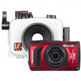 IKELITE 6234 Kit Custodia subacquea + fotocamera Olympus Tough TG-7