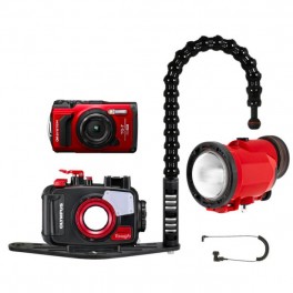 OLYMPUS TG-7 + HOUSING e FLASH INON S-220 KIT COMPLETO OLYMPUS TG-7 + HOUSING e FLASH INON S-220 KIT COMPLETO